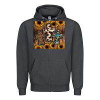 Smoke cross tumbler Zipper Hoodie - JahusDesignShop