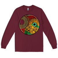 Burgundy Juneteenth car coaster Long Sleeve Tee - AdoDesignShop