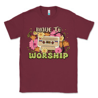 Burgundy made to worship Classic Tee - JahusDesignShop