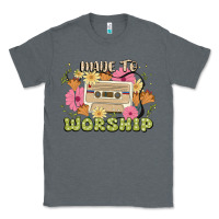 Charcoal Heather made to worship Classic Tee - JahusDesignShop