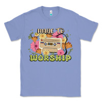 Colony Blue made to worship Classic Tee - JahusDesignShop