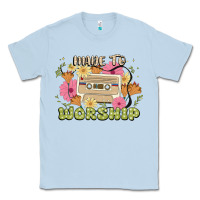 Dusty Blue made to worship Classic Tee - JahusDesignShop