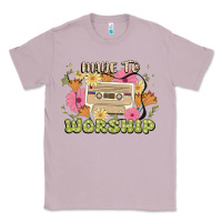 Lilac made to worship Classic Tee - JahusDesignShop