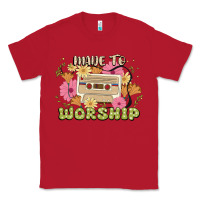 Red made to worship Classic Tee - JahusDesignShop