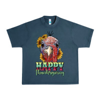 Midnight Navy happy thanksgiving turkey Urban Heavy Tee - RanaPortraitStore