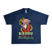 Navy happy thanksgiving turkey Urban Heavy Tee - RanaPortraitStore