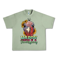 Oil Green happy thanksgiving turkey Urban Heavy Tee - RanaPortraitStore
