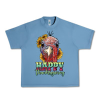 Pebble Blue happy thanksgiving turkey Urban Heavy Tee - RanaPortraitStore