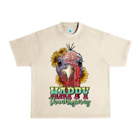 Happy Thanksgiving Turkey Urban Heavy Tee | Teevron