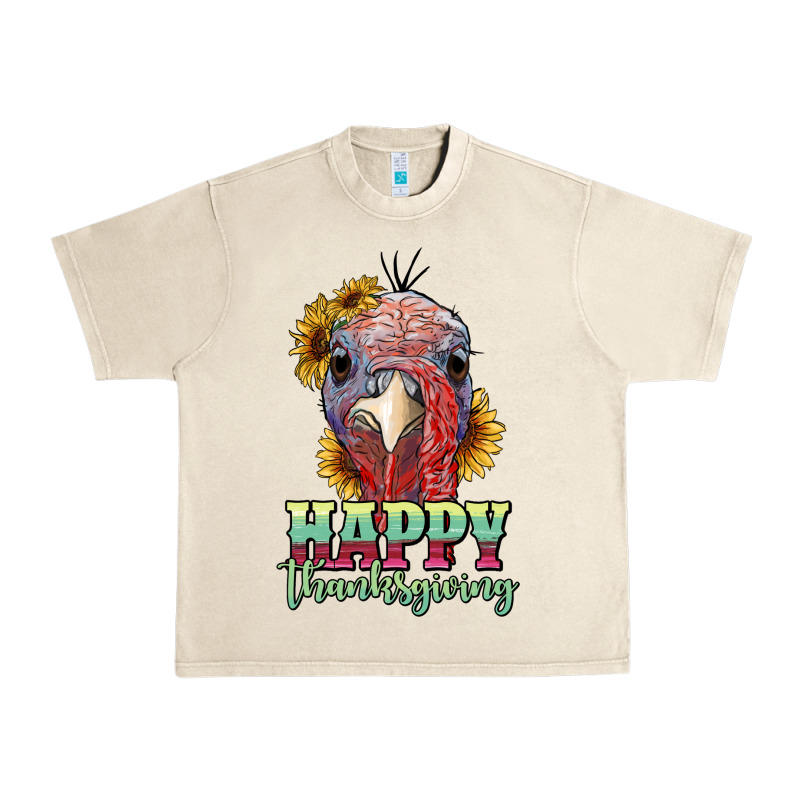 Happy Thanksgiving Turkey Urban Heavy Tee by RanaPortraitStore | Teevron