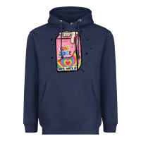 Navy gay juice Heavyweight Hoodie - MaliasSmallBusiness