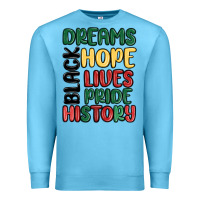 Ocean Blue dreams hope lives pride Premium Sweatshirt - MaliasSmallBusiness