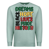 Seafoam dreams hope lives pride Premium Sweatshirt - MaliasSmallBusiness