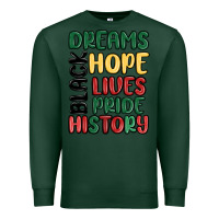 Sports Green dreams hope lives pride Premium Sweatshirt - MaliasSmallBusiness