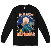 Black life is better outdoors Long Sleeve Tee - JahusDesignShop