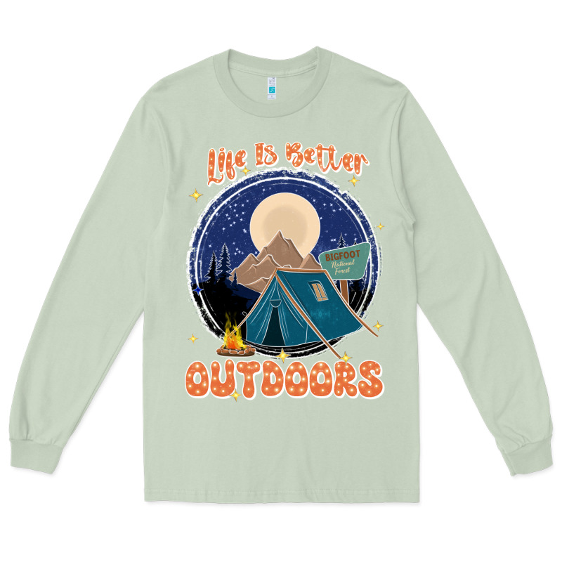 Life Is Better Outdoors Long Sleeve Tee by JahusDesignShop | Teevron