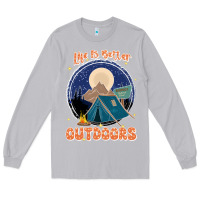 Moon Dust life is better outdoors Long Sleeve Tee - JahusDesignShop