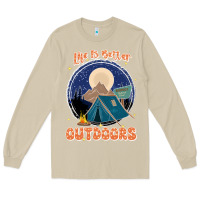 Mushroom life is better outdoors Long Sleeve Tee - JahusDesignShop