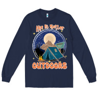 Navy life is better outdoors Long Sleeve Tee - JahusDesignShop