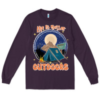 Plum life is better outdoors Long Sleeve Tee - JahusDesignShop