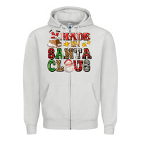 Dove Grey made in santa claus ado Zipper Hoodie - AdoDesignShop