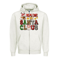 Oatmeal Heather made in santa claus ado Zipper Hoodie - AdoDesignShop