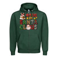 Sports Green made in santa claus ado Zipper Hoodie - AdoDesignShop