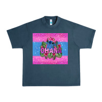 Midnight Navy ohana stitch Urban Heavy Tee - Zillion Design Studio