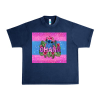 Navy ohana stitch Urban Heavy Tee - Zillion Design Studio