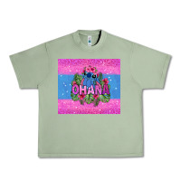 Oil Green ohana stitch Urban Heavy Tee - Zillion Design Studio