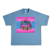 Pebble Blue ohana stitch Urban Heavy Tee - Zillion Design Studio