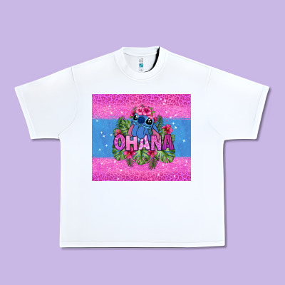 Ohana Stitch Urban Heavy Tee Designed By Zillion Design Studio