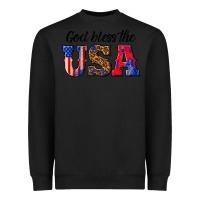 Black god bless the usa Heavyweight Sweatshirt - texasbilliewilder