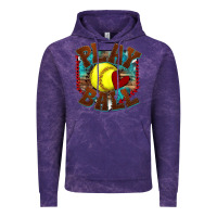Cloud Purple play ball softball Vintage Hoodie - texasbilliewilder