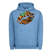 Pigment Pebble Blue Tiger Lips Urban Hoodie - Bettercallsaul