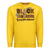 Lemon black educator by popular demand Premium Sweatshirt - MaliasSmallBusiness