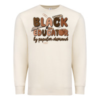 Sandshell black educator by popular demand Premium Sweatshirt - MaliasSmallBusiness