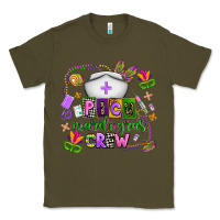Army Green picu mardi gras crew Classic Tee - AdoDesignShop