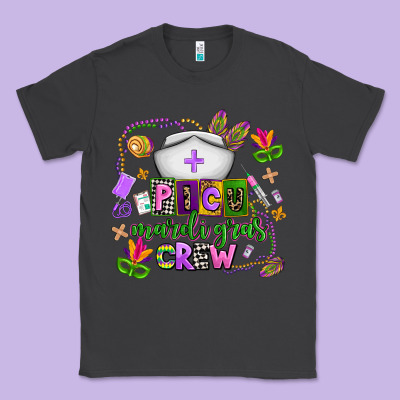 Picu Mardi Gras Crew Classic Tee Designed By Adodesignshop