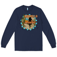 Navy amarillo by morning Long Sleeve Tee - JahusDesignShop