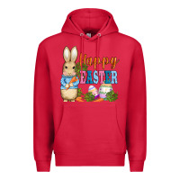Cardinal easter bunny egg and carrots Premium Hoodie - AdoDesignShop