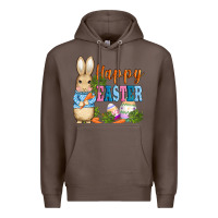 Coffee easter bunny egg and carrots Premium Hoodie - AdoDesignShop