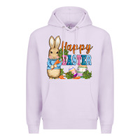 Lilac easter bunny egg and carrots Premium Hoodie - AdoDesignShop