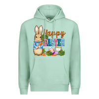 Seafoam easter bunny egg and carrots Premium Hoodie - AdoDesignShop