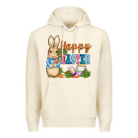 Tofu easter bunny egg and carrots Premium Hoodie - AdoDesignShop