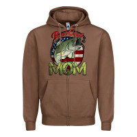 Chestnut reel cool mom fishing Zipper Hoodie - Jasminsmagicworld