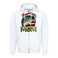 Reel Cool Mom Fishing Zipper Hoodie | Teevron