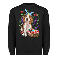 Black easter beagle Heavyweight Sweatshirt - RanaPortraitStore
