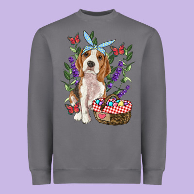 Heavyweight Sweatshirt easter beagle
