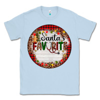 Dusty Blue custom name santas favorite nurse Classic Tee - AdoDesignShop